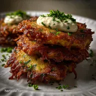 CilantroJalapeo Latkes with Chipotle Sour Cream: Ultra-Crispy!