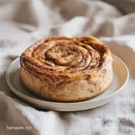 Cinnamon Roll Cheesecake with Cinnamon Roll Crust for 12 Servings