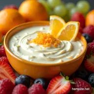 Sunshine Citrus Dream Fruit Dip Cream Cheese Fluff Recipe