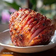 Classic Christmas Buffet Idea with Honey Glazed Ham for 15 Servings