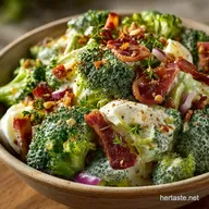 The Dolly Parton of Salads Classic Creamy Broccoli Salad with Bacon