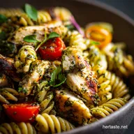 The Proper Summer Pesto Chicken Pasta Salad Brilliant for Meal Prep