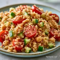 Cold Quinoa Salad Bowl: Fresh and Hearty