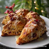 Starbuck s Copycat Cranberry Orange Scones: Buttery