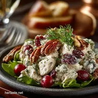 Best Classic Chicken Salad Recipe Cranberry Pecan Fresh Dill