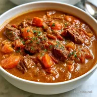Creamy Beef Soup in 35 Minutes