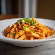 Buffalo Chicken Pasta: Creamy and Zesty