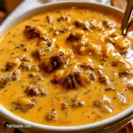 Creamy Cheeseburger Soup in 45 Minutes