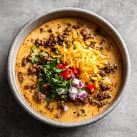Cheeseburger Soup: Creamy Recipe for 6 Servings