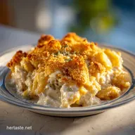 Chicken Casserole in 45 Minutes for 6 Servings with Creamy Texture