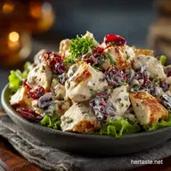 The Best Creamy Cranberry Chicken Salad Ready in 30 Mins