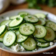 Creamy Cucumber Salad Easy Fresh Ready in Minutes