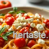 My Easy & Creamy Feta Pasta with Roasted Cherry Tomatoes Recipe
