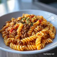 Creamy Rotel Pasta with Ground Beef in 30 Min
