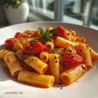 Fast Creamy Tomato Garlic Pasta in 15 Min