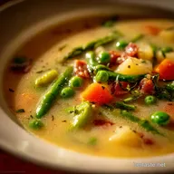 Spring Vegetable Soup: Easy, Creamy, and Ready in Just 45 Mins