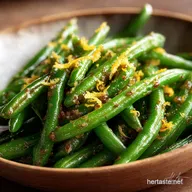 Steamed Green Beans: Crisp-Tender with Brown Butter Lemon Zest