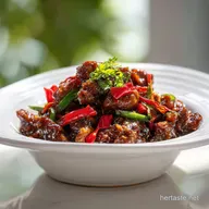 Crispy Chilli Beef: Sticky Glazed Strips