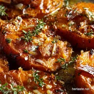 Smashed Sweet Potatoes: Crispy Garlic Thyme Oven Recipe
