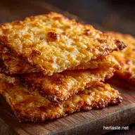 Keto Cheese Crackers The Ultimate Crispy LowCarb Cheddar Recipe