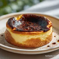 Basque Cheesecake Recipe: Rustic Dessert for 12