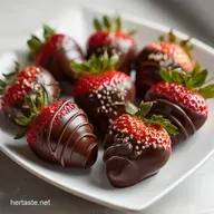Dark Chocolate Covered Strawberries in 55 Minutes