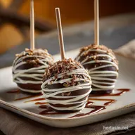 Decadent Dark Chocolate Mummy Pops Elegant Halloween Treats for Party