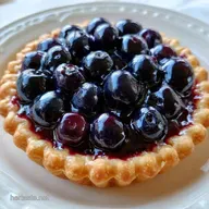 Easy Blueberry Galette for 6 Servings