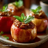 Naturally Sweetened Healthy Stuffed Baked Apples Recipe