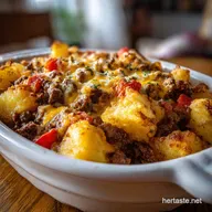 Hobo Casserole Ground Beef Recipe Easy in 60 Min