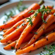 The Best Honey Roasted Carrots Recipe with Thyme