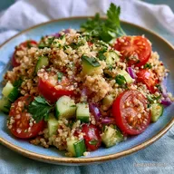 Easy Quinoa Salad Prep: Mediterranean and Fluffy