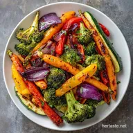 Easy Roasted Veggie Side for 8 Servings