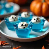 Spooky Fun Halloween Jello Shots Blue Recipe