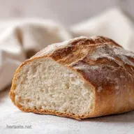 Bread: Easy Crusty White Loaf Beginner Artisan Recipe
