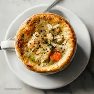 Favorite Chicken Potpie: Flaky Crust, 1h 10min