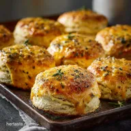 HamStuffed Biscuits With Mustard Butter: Flaky Southern Recipe