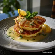 Fluffy Lemon Pancake with Homemade Buttermilk Syrup