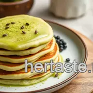 How to Make Fluffy Matcha Pancakes with a Twist of Ginger and Lemon!