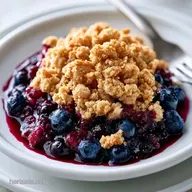 Fresh Blueberry Crisp Recipe: Golden