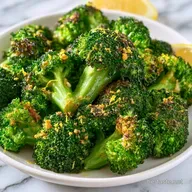 Fresh Lemon Roasted Broccoli with Garlic
