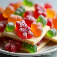 Frozen Gummy Bear Bark A Willy Wonka Treat