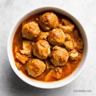 Meal Prep Garlic Butter Chicken Quick Easy Meatball Bowls