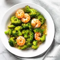 Garlic Butter Shrimp Broccoli Ready in 20