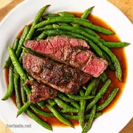 Garlic Butter Steak Green Bean Bliss OnePan Wonder