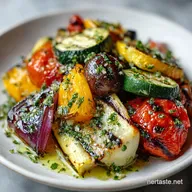 Great Grilled Vegetable Recipe with Garlic and Herbs