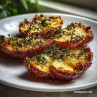 Red Potato Recipe with Garlic and Herbs: Crispy Baked