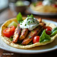 Easy Greek Chicken Gyro Bowls with Homemade Tzatziki