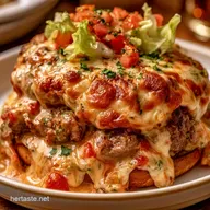 Ground Beef Taco Casserole for 8 Servings