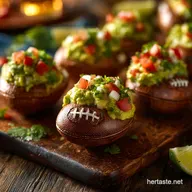 Ultimate Guacamole Footballs Game Day Dip Shaped to Perfection